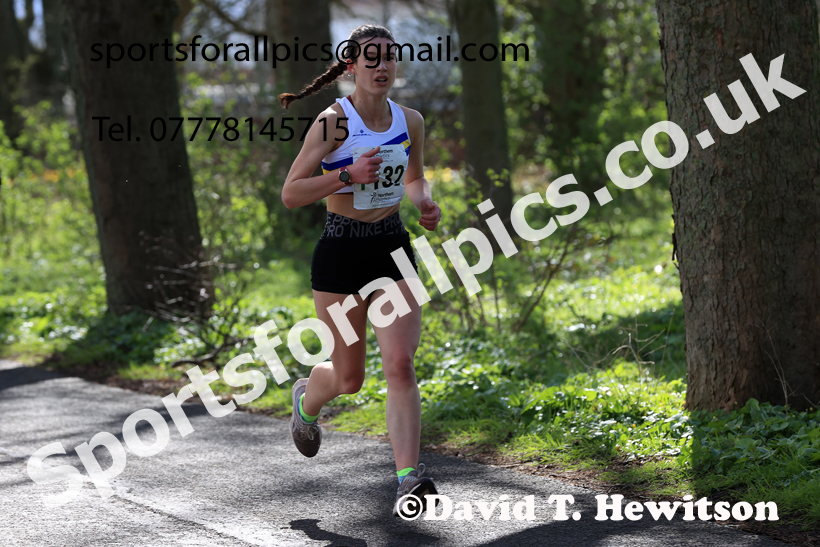 Senior Womens 6 Stage Road Relay, 2026 Northern Mens 12 and Womens 6 Stage Road Relays and Young Athletes 5k, Sheepmount Stadium, Carlisle. Photo: David T. Hewitson/Sports for All Pics